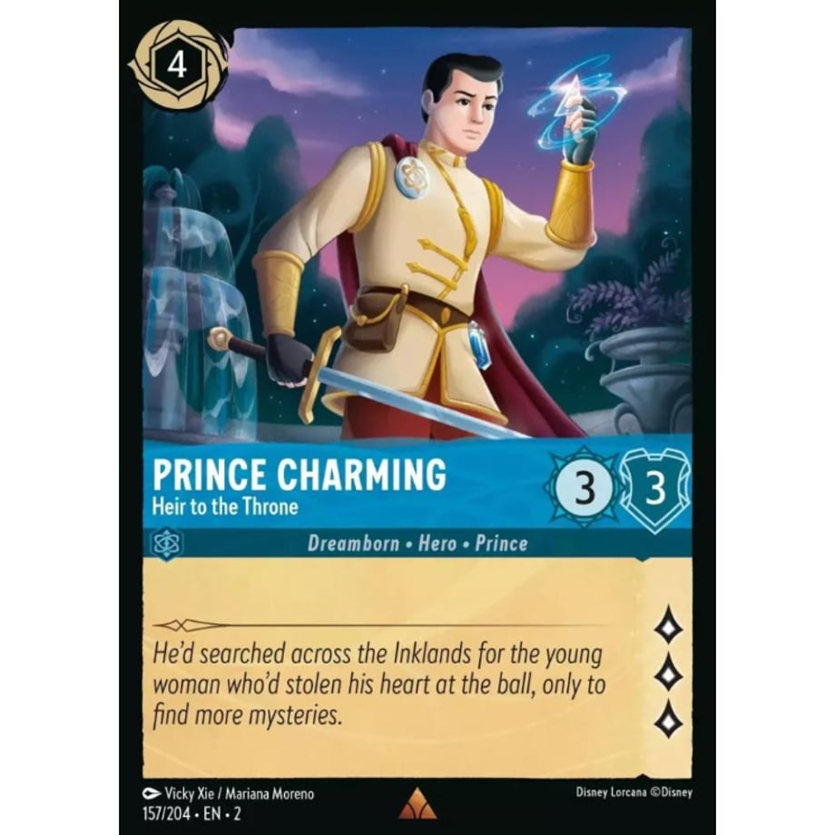 LORCANA Prince Charming (Heir to the Throne) - 157/204-EN-2