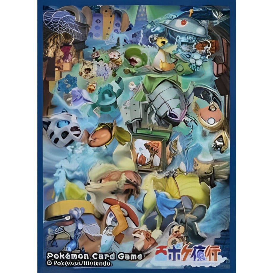 [Rose] Japanese version Poke Center exclusive 100 Poke Night Parade illustration sleeve (2018)