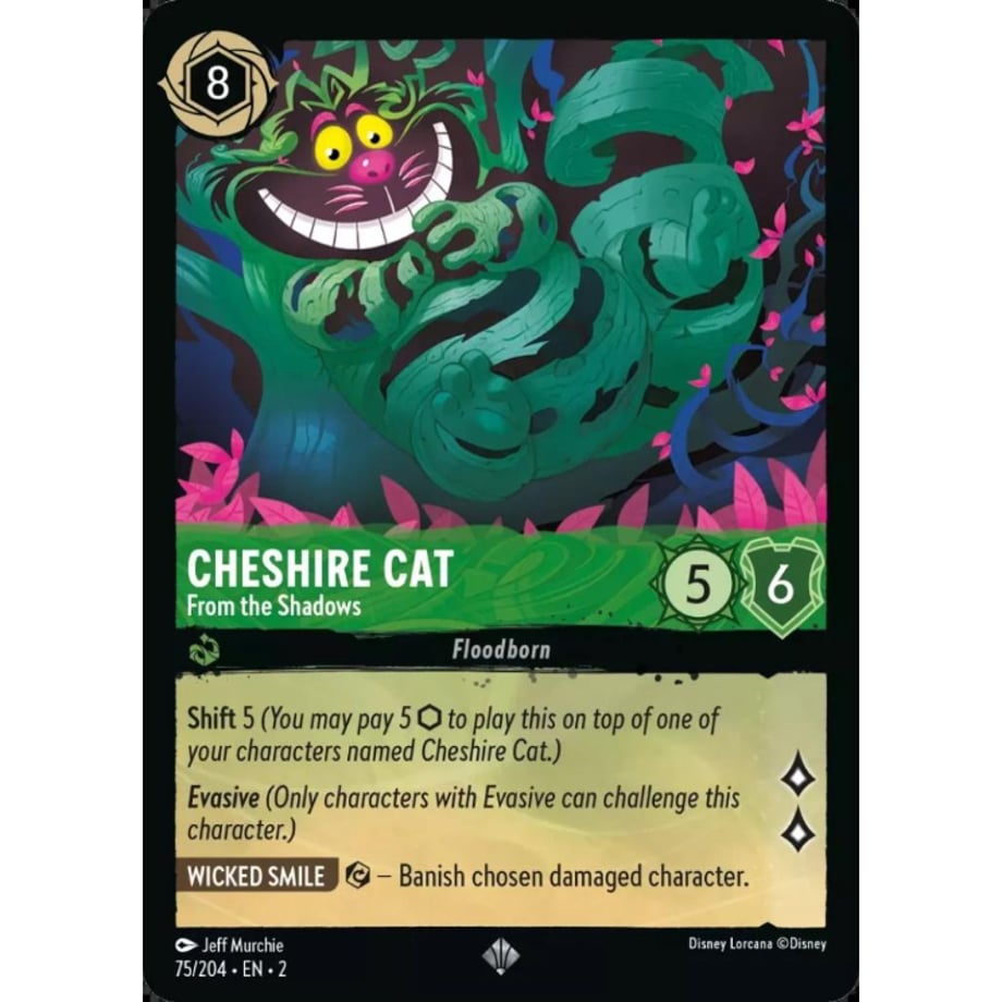 LORCANA Cheshire Cat (From the Shadows) - 75/204-EN-2