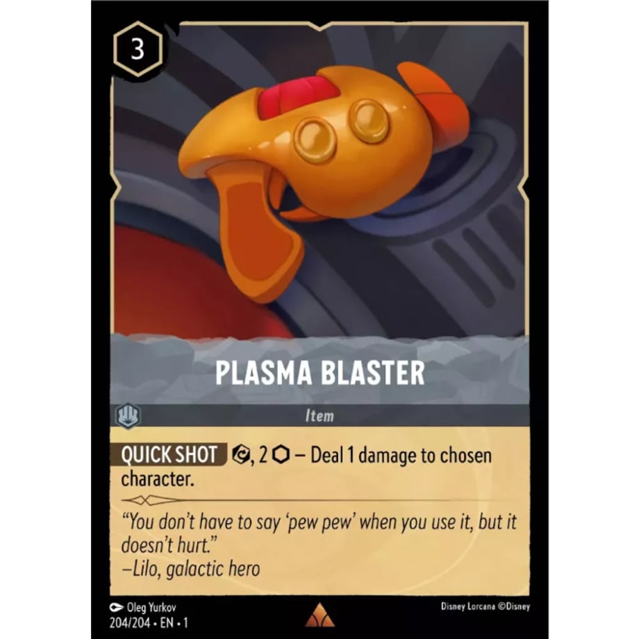 LORCANA Plasma Blaster [Rare] / Plasma Blaster - 204/204-EN-1