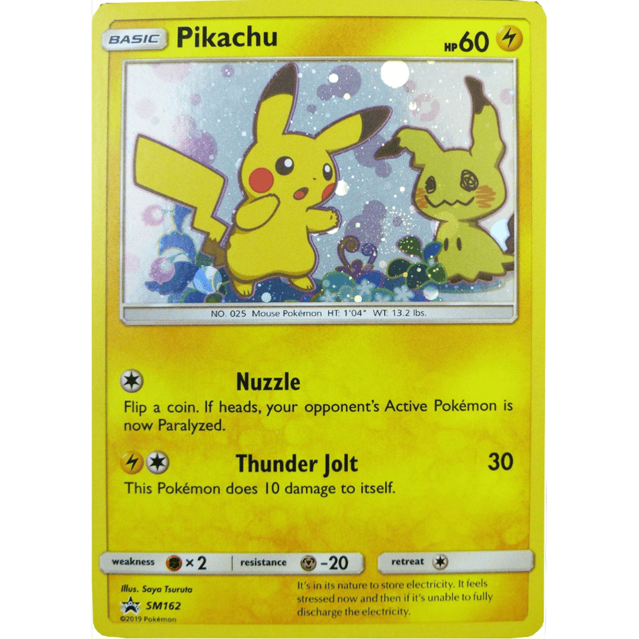 Pikachu (Special Box Mimikkyu Promo Design) / Pikachu - SM Promos (SM162)