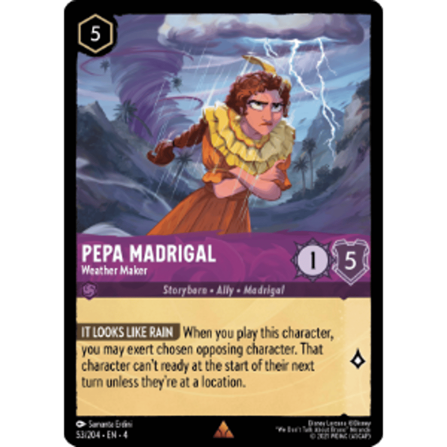 LORCANA Pepa Madrigal [Rare] / Pepa Madrigal (Weather Maker) - 53/204-EN-4