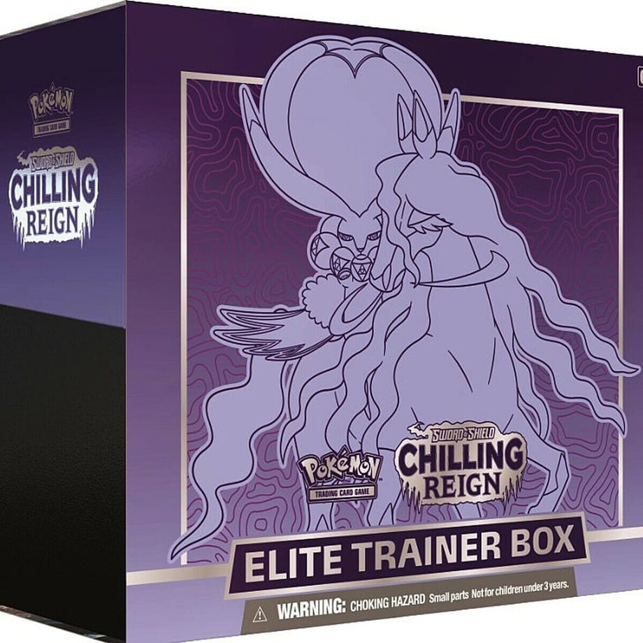 Pokemon Card Chilling Reign Elite Trainer Boxes [Black Horse Badrexe]