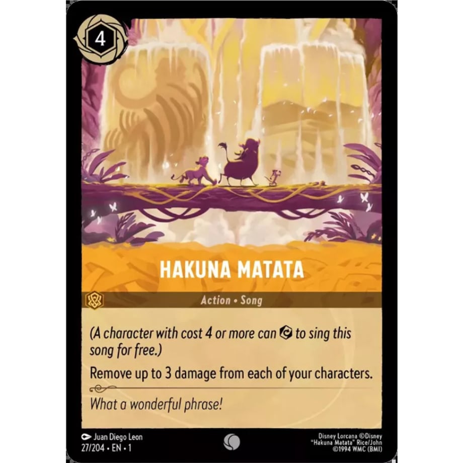 LORCANA Hakuna Matata [Common] / Hakuna Matata - 27/204-EN-1