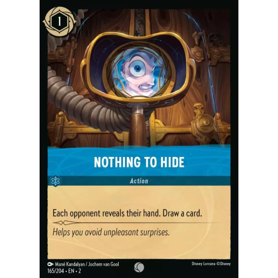 LORCANA Nothing to Hide [Common] / Nothing to Hide - 165/204-EN-2