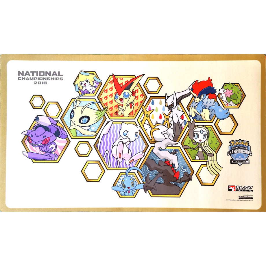 Pokemon Card 2016 National Championships Mythical Pokemon Playmat