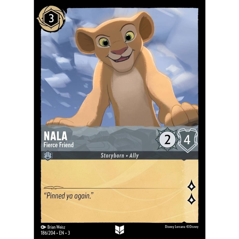 LORCANA Nala [Uncommon] / Nala (Fierce Friend) - 186/204-EN-3