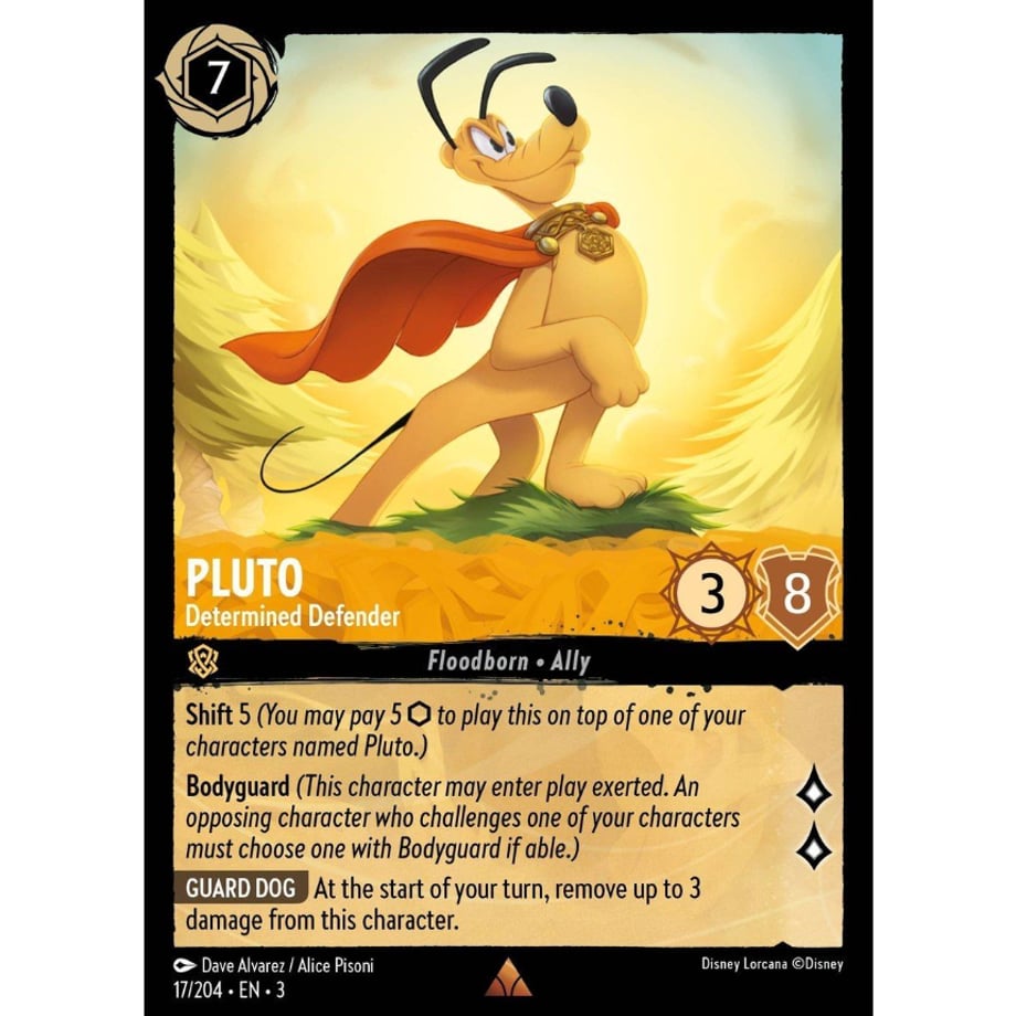 LORCANA Pluto (Determined Defender) - 17/204-EN-3