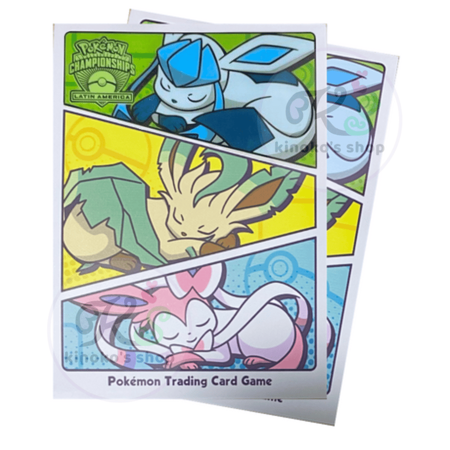 Pokemon Card 2023 International Championships (Glaceon, Leafeon, Sylveon) Sleeves (65 Cards)