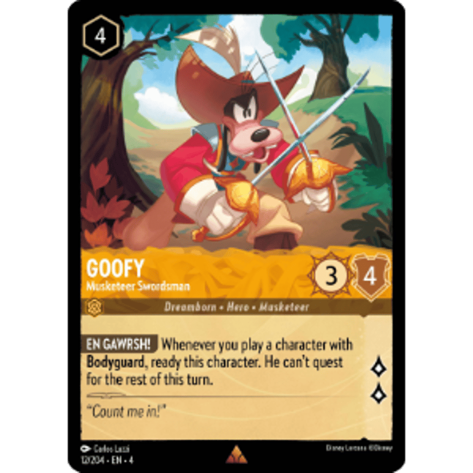 LORCANA Goofy (Musketeer Swordsman) - 12/204-EN-4