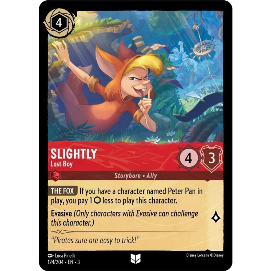 LORCANA Slightly [Uncommon] / Slightly (Lost Boy) - 124/204-EN-3