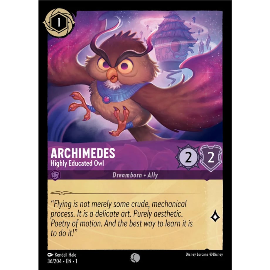 LORCANA Archimedes (Highly Educated Owl) - 36/204-EN-1