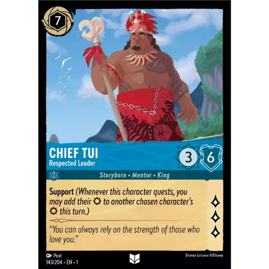 LORCANA Chief Tui (Respected Leader) - 143/204-EN-1