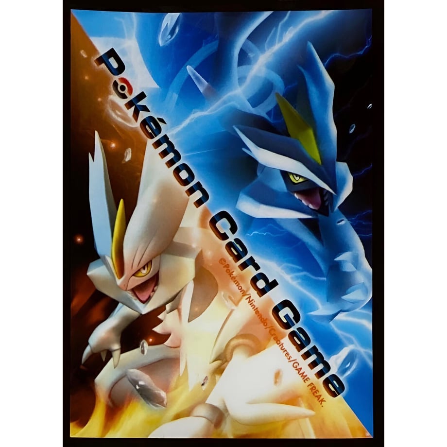 [Rose] Japanese version Pokemon Center exclusive Black Kyurem and White Kyurem sleeves (2012)