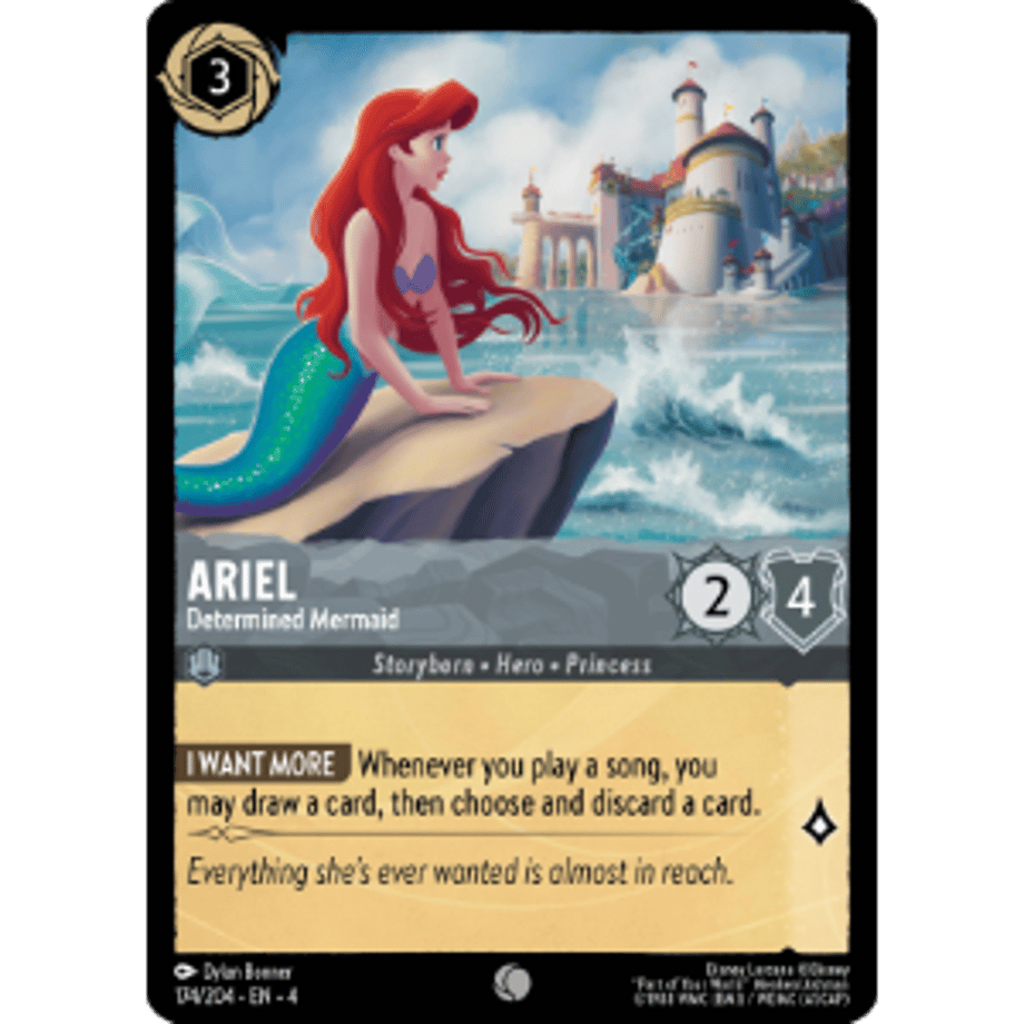 LORCANA Ariel [Common] / Ariel (Determined Mermaid) - 174/204-EN-4