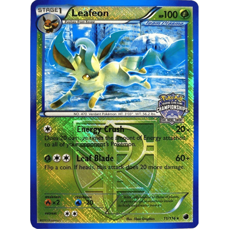 Leafeon - League &amp; Championship Cards (11/116)