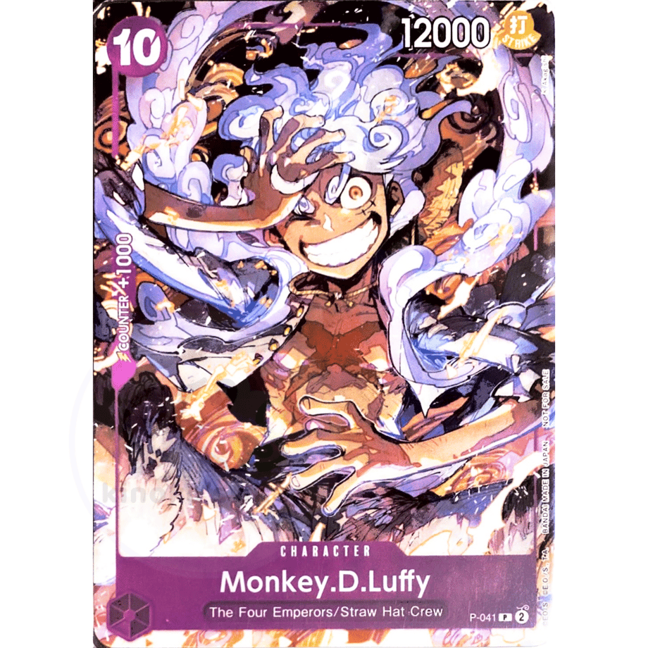 [English version] One Piece Card Monkey D. Luffy / Money.D.Luffy (English P-041)