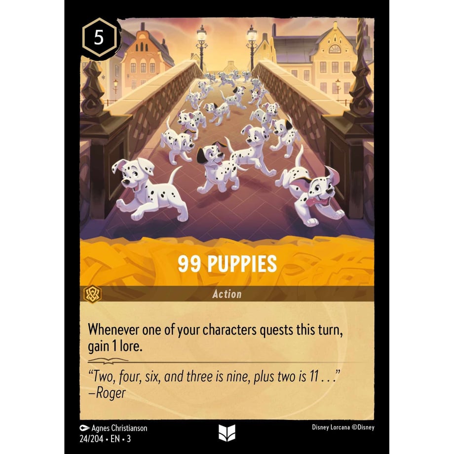 LORCANA 99 Puppies [Uncommon] / 99 Puppies - 24/204-EN-3