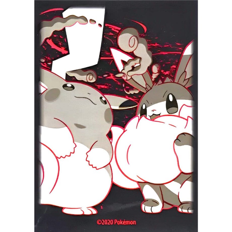 [Rose] Overseas Pokemon Center Exclusive Gigantamax Pikachu &amp; Gigantamax Eevee Sleeve (2020)