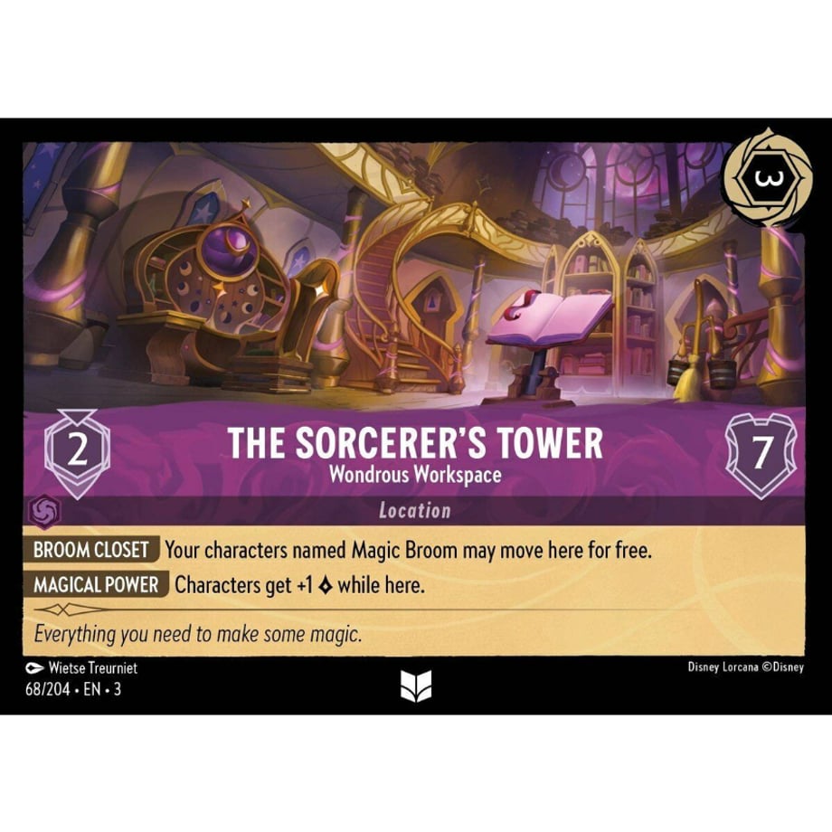 LORCANA The Sorcerer's Tower (Wondrous Workspace) - 68/204-EN-3