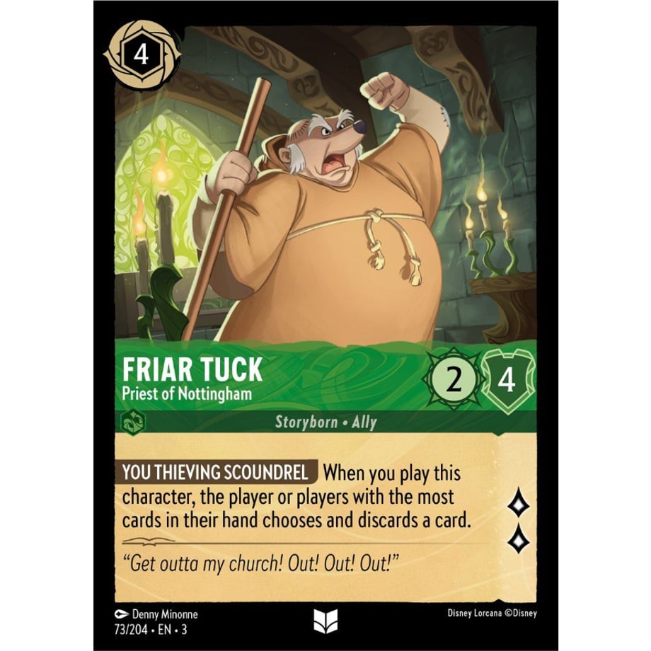 LORCANA Friar Tuck (Priest of Nottingham) - 73/204-EN-3