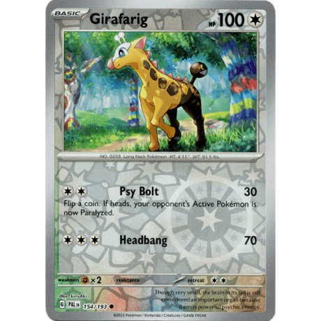 Girafarig - Paldea Evolved (154/193)