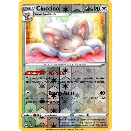 Cinccino - Sword &amp; Shield (147/202)