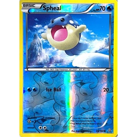 Seal (Promo card pack (2014/5) promo design) [Rivaholo] / Spheal - Primal Clash (46/160)