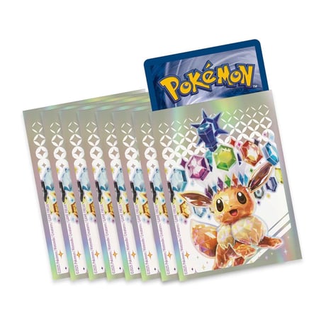 ポケモンカード Prismatic Evolutions Elite Trainer Box カードスリーブ (65枚) 【テラスタイプ：ステラ イーブイ】